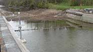 Canal drained