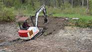 Photo of excavation