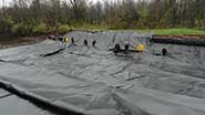 Photo of liner unfolded